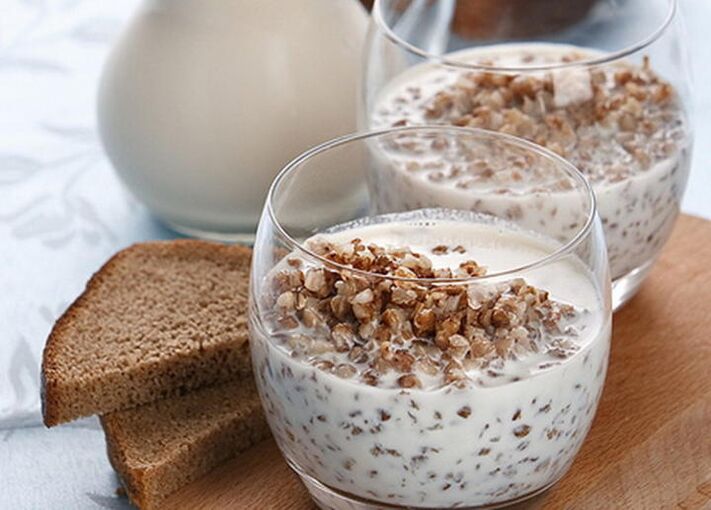 Sarracenweizen mit Kefir